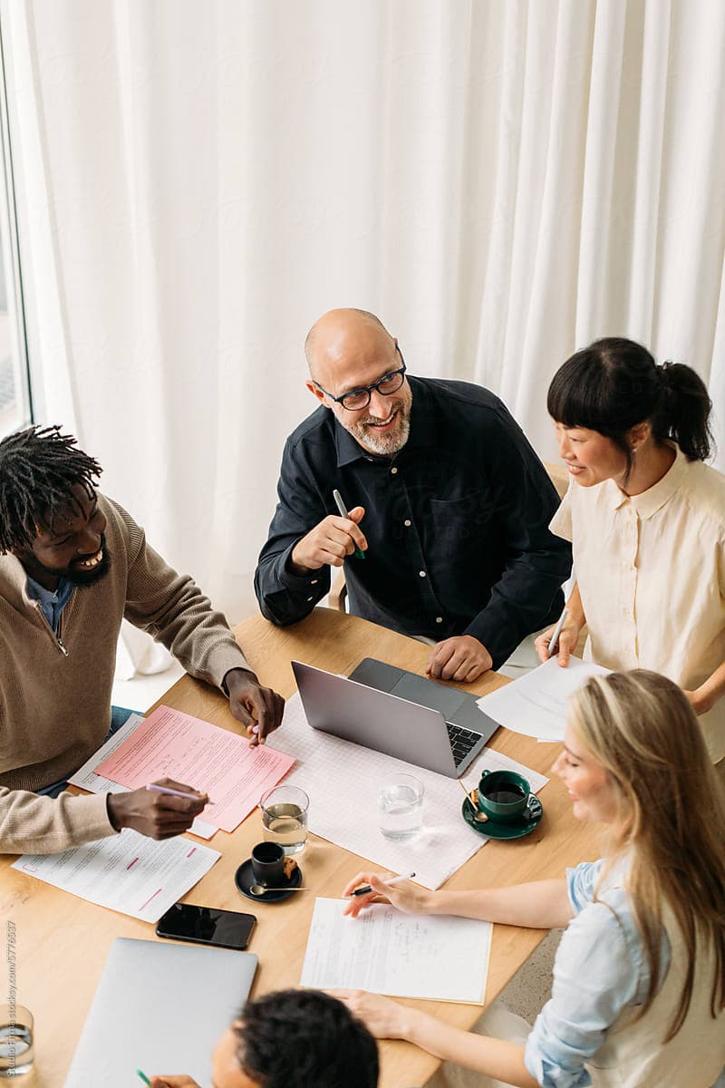 Minimalist creative workspace